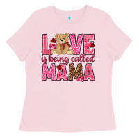 Bubblegum Pink Love is being called Mama Valentine's Day Ladies Tee - HowdyJamesFarm