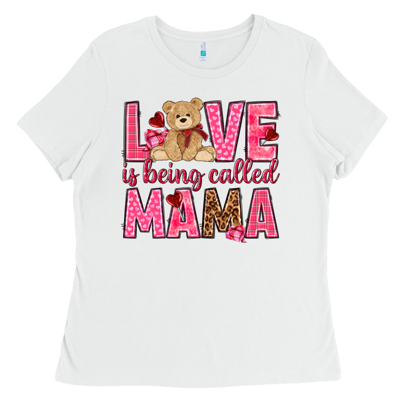Love Is Being Called Mama Valentine's Day Ladies Tee by HowdyJamesFarm | Teevron