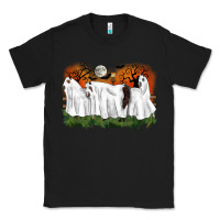 Ghost Horses Halloween Classic Tee | Teevron