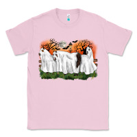 Bubblegum Pink ghost horses halloween Classic Tee - CowGirlArtShop