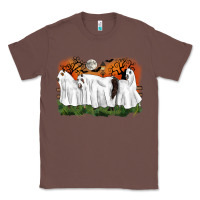 Chestnut ghost horses halloween Classic Tee - CowGirlArtShop