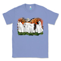 Colony Blue ghost horses halloween Classic Tee - CowGirlArtShop