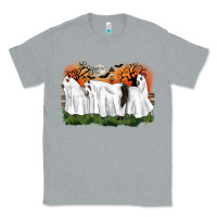 Heather Grey ghost horses halloween Classic Tee - CowGirlArtShop