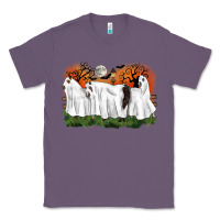 Lavender ghost horses halloween Classic Tee - CowGirlArtShop