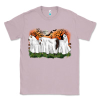 Lilac ghost horses halloween Classic Tee - CowGirlArtShop