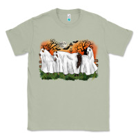 Matcha ghost horses halloween Classic Tee - CowGirlArtShop