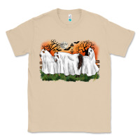 Mushroom ghost horses halloween Classic Tee - CowGirlArtShop