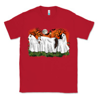 Red ghost horses halloween Classic Tee - CowGirlArtShop
