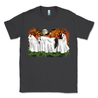 Smoke ghost horses halloween Classic Tee - CowGirlArtShop