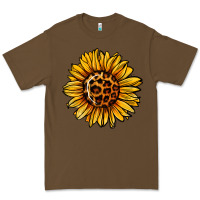 Cacao sunflower leopard Premium Tee - Jasminsmagicworld