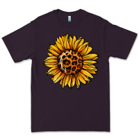 Plum sunflower leopard Premium Tee - Jasminsmagicworld