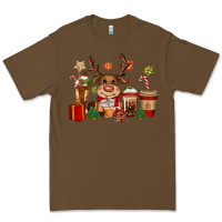 Cacao reindeer coffe cups christmas Premium Tee - CowGirlArtShop