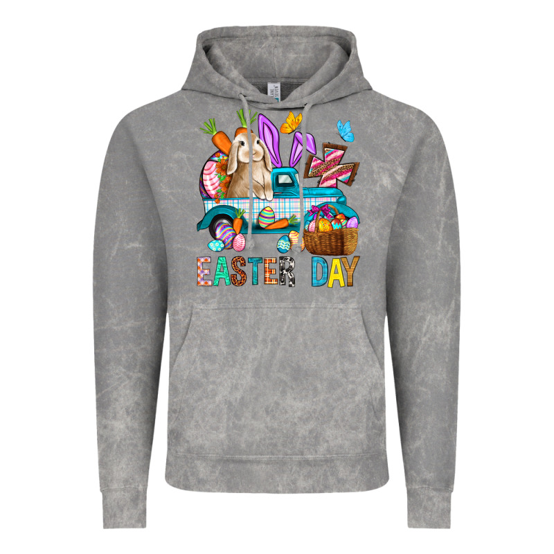 Easter Day With Truck Vintage Hoodie by BundleAndBundleShop | Teevron
