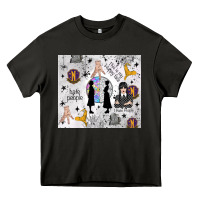 Asphalt gothic girl and colorful girl Heavy Core Tee - TumblerDesignByShophia