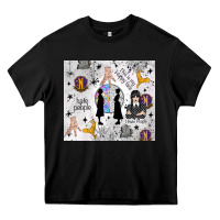 Black gothic girl and colorful girl Heavy Core Tee - TumblerDesignByShophia