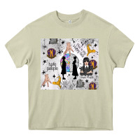 Gothic Girl And Colorful Girl Heavy Core Tee | Teevron