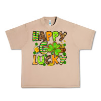 Burro St. Patrick's Happy go lucky Urban Heavy Tee - OliviaCreatesArt