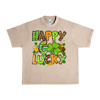 French Oak St. Patrick's Happy go lucky Urban Heavy Tee - OliviaCreatesArt