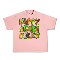 Salmon St. Patrick's Happy go lucky Urban Heavy Tee - OliviaCreatesArt