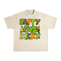 Sandshell St. Patrick's Happy go lucky Urban Heavy Tee - OliviaCreatesArt