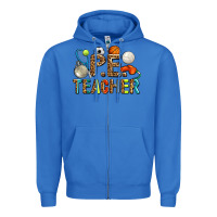 True Royal pe teacher Zipper Hoodie - AdoDesignShop