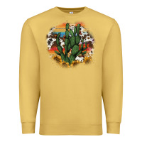 Antique Gold cowhide aztec sunflowers cactus Premium Sweatshirt - AdoDesignShop
