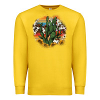 Lemon cowhide aztec sunflowers cactus Premium Sweatshirt - AdoDesignShop