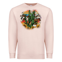 Pale Pink cowhide aztec sunflowers cactus Premium Sweatshirt - AdoDesignShop
