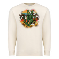 Sandshell cowhide aztec sunflowers cactus Premium Sweatshirt - AdoDesignShop