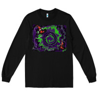 Black halloween witch hat backgraund Long Sleeve Tee - RanaPortraitStore
