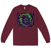 Burgundy halloween witch hat backgraund Long Sleeve Tee - RanaPortraitStore