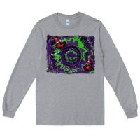 Heather Grey halloween witch hat backgraund Long Sleeve Tee - RanaPortraitStore