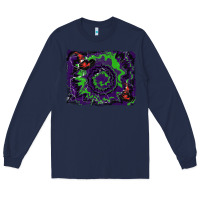 Navy halloween witch hat backgraund Long Sleeve Tee - RanaPortraitStore
