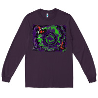 Plum halloween witch hat backgraund Long Sleeve Tee - RanaPortraitStore