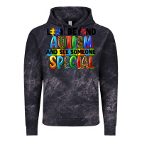 Cloud Black look beyond autism and see someone special Vintage Hoodie - FaDigitalArtStudio