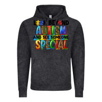 Vintage Black look beyond autism and see someone special Vintage Hoodie - FaDigitalArtStudio