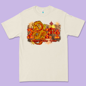 Year Of The Dragon Chinese New Year 2024 Premium Tee Designed By Cowgirlartshop