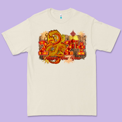 Year Of The Dragon Chinese New Year 2024 Premium Tee Designed By Cowgirlartshop