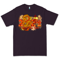 Plum year of the dragon chinese new year 2024 Premium Tee - CowGirlArtShop