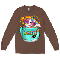 Chestnut LGBTQ Unicorn And Narwhal Mug Long Sleeve Tee - BundleAndBundleShop