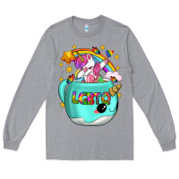 Heather Grey LGBTQ Unicorn And Narwhal Mug Long Sleeve Tee - BundleAndBundleShop