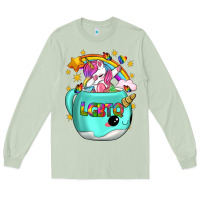 Matcha LGBTQ Unicorn And Narwhal Mug Long Sleeve Tee - BundleAndBundleShop