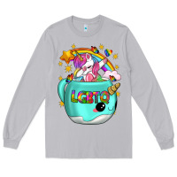 Moon Dust LGBTQ Unicorn And Narwhal Mug Long Sleeve Tee - BundleAndBundleShop