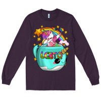 Plum LGBTQ Unicorn And Narwhal Mug Long Sleeve Tee - BundleAndBundleShop