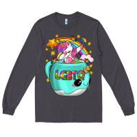 Smoke LGBTQ Unicorn And Narwhal Mug Long Sleeve Tee - BundleAndBundleShop