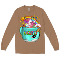 Toasted Coconut LGBTQ Unicorn And Narwhal Mug Long Sleeve Tee - BundleAndBundleShop