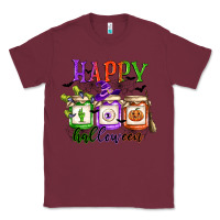 Burgundy happy halloween jars Classic Tee - CowGirlArtShop
