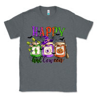 Charcoal Heather happy halloween jars Classic Tee - CowGirlArtShop
