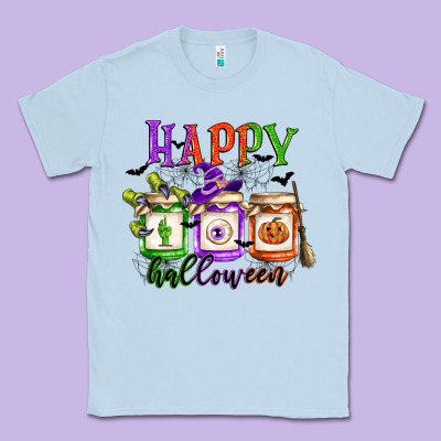 Happy Halloween Jars Classic Tee Designed By Cowgirlartshop
