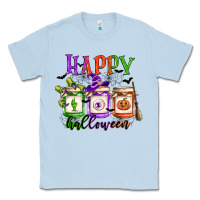 Dusty Blue happy halloween jars Classic Tee - CowGirlArtShop
